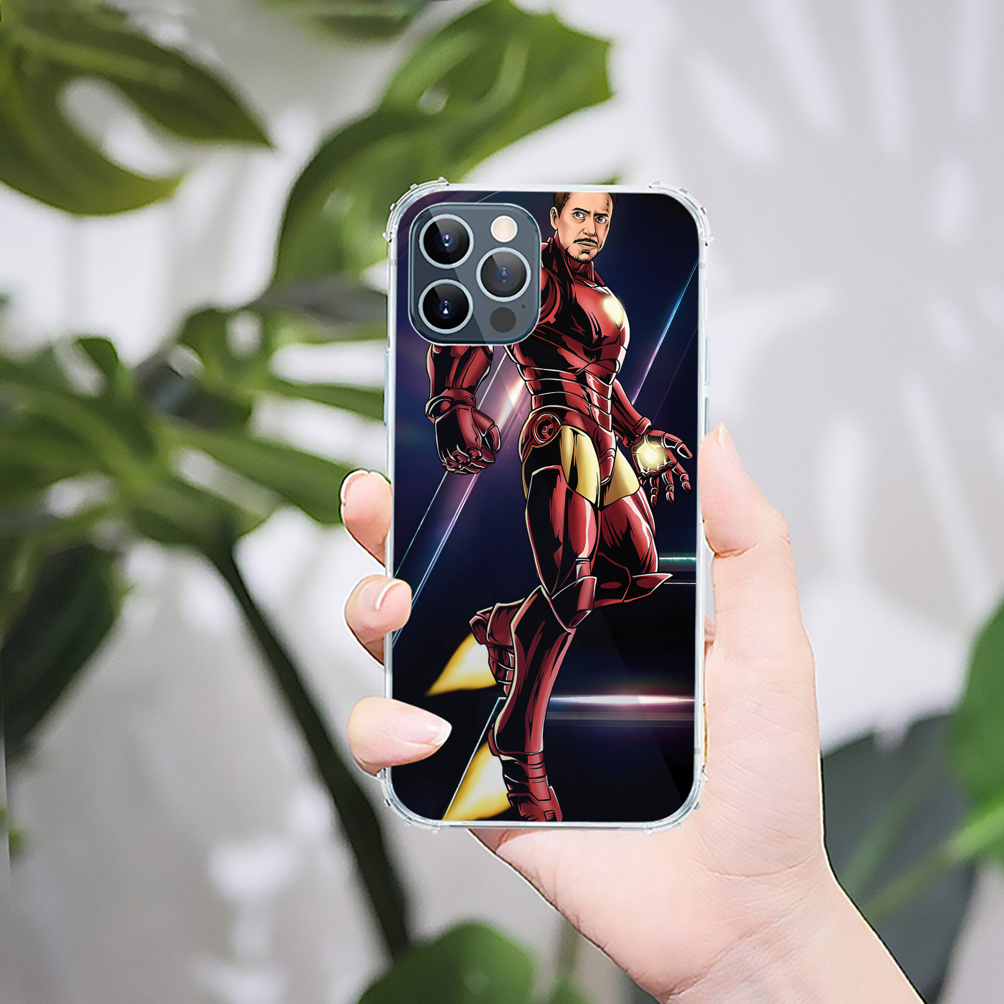 （画像用） アベンジャーズ The Avengers 【iPhone 12シリーズ対応】透明スマホケース（クリアソフトケース）